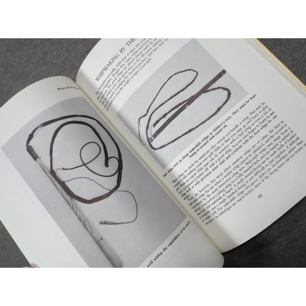Whips And Whipmaking with Intro To Braiding David Morgan 1972 First‎ Edition